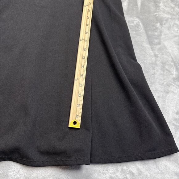 Alyx Dress Solid Black Sleeveless A Line Womens 16 Office Wedding Guest NWT - Picture 4 of 10